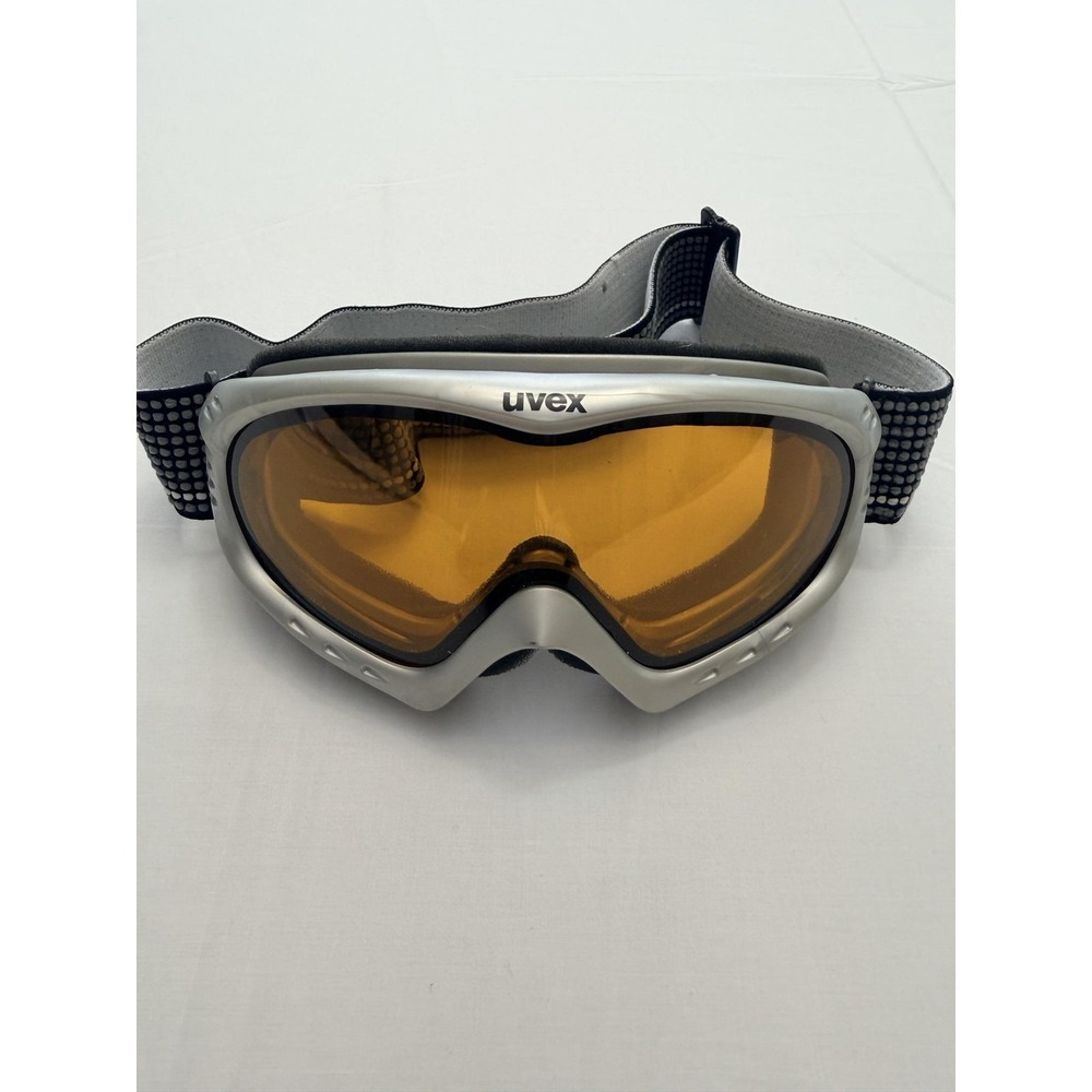 Uvex Ski Snowboard Goggles Unisex Adult Silver Tinted Lens Adjustable Strap